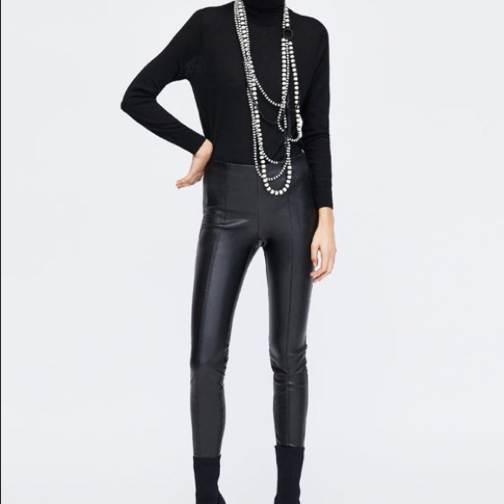 Vegan Leather Pants